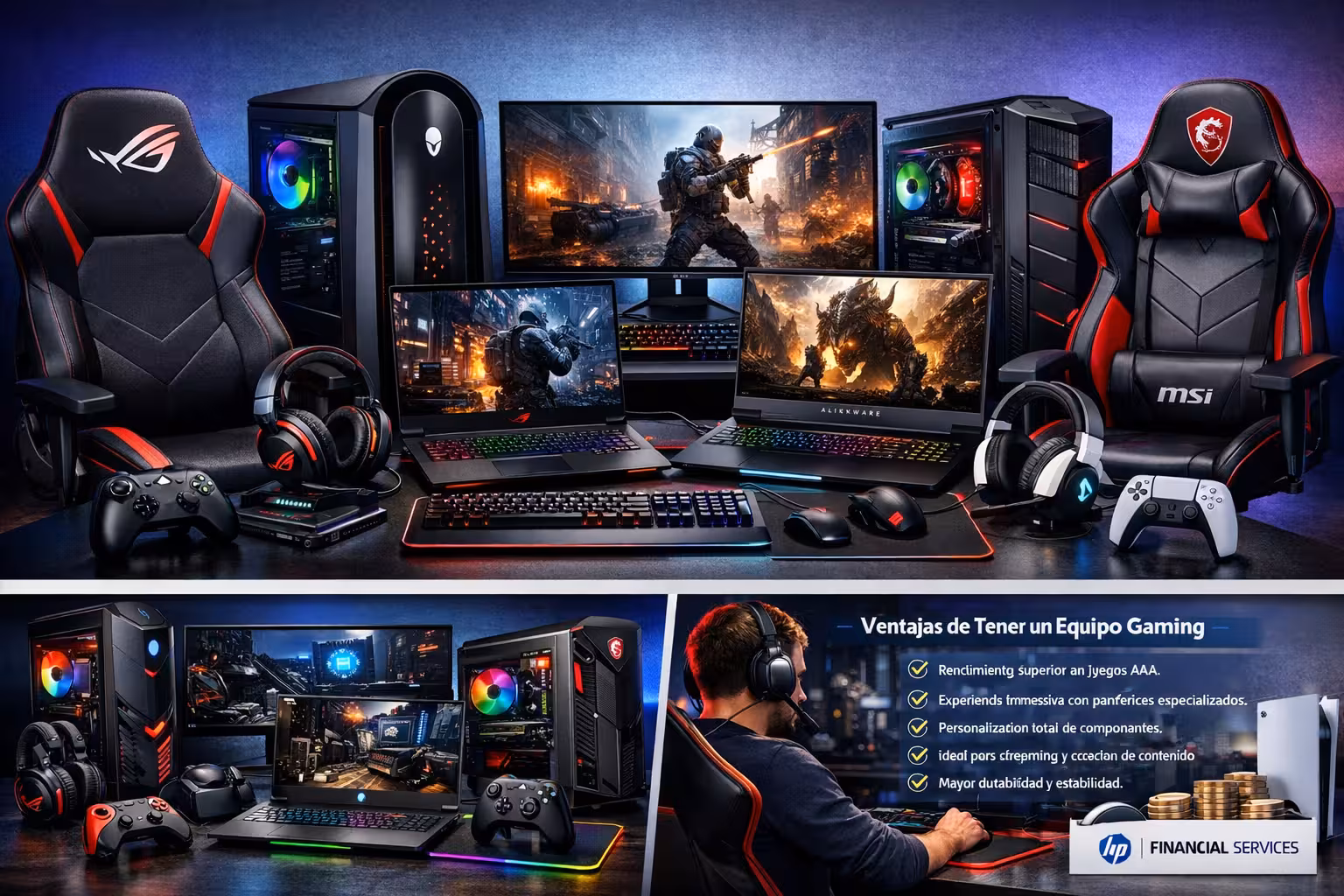 Experiencia de juego inmersiva